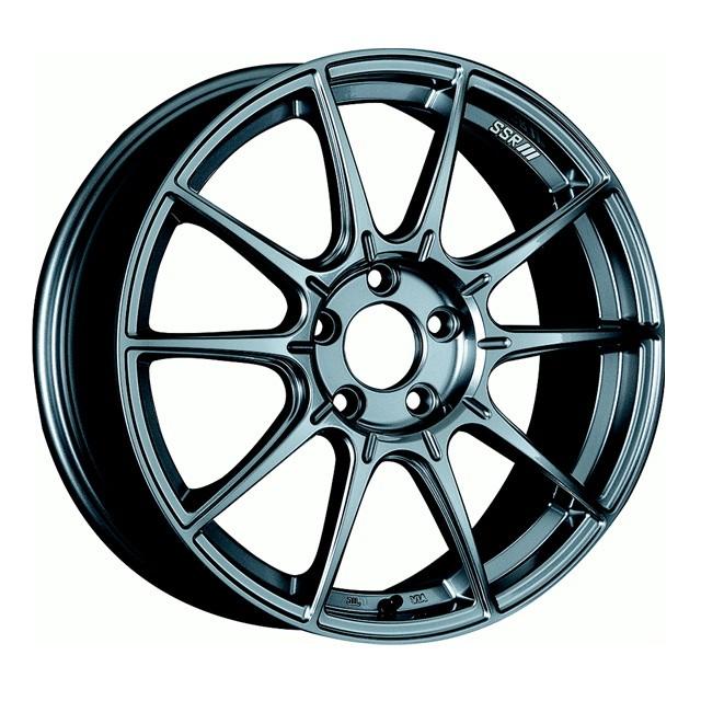 SSR SSR GTX01 18インチ 9.5J +40 5-114.3 ダークシルバー4本で送料