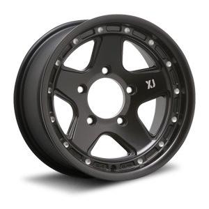 MLJ エクストリームJ XJ05 16インチ 8.0J ±0 5-150 サテンブラックミルド4本で送料無料 XTREME-J XJ05