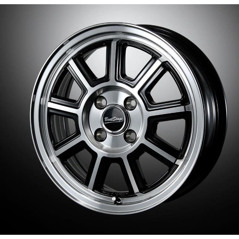 BLEST Beat Stage KS-C 14インチ 4.5J +45 4-100 ブラックポリッシュ 4