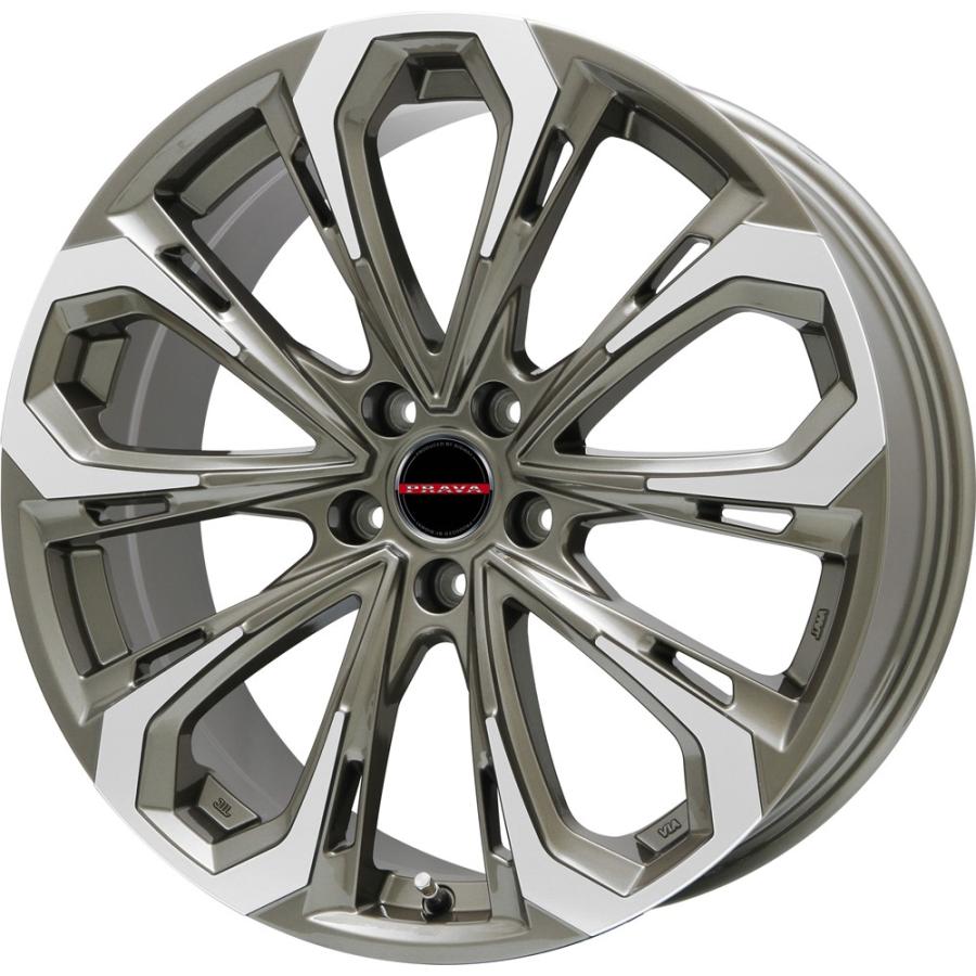 BIGWAY LEYSEEN PRAVA 5X 20インチ 8.5J +45 5-114.3 ブロンズ 