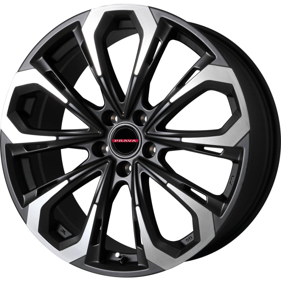BIGWAY LEYSEEN PRAVA 5X 20インチ 8.5J +45 5-114.3 マットブラック 