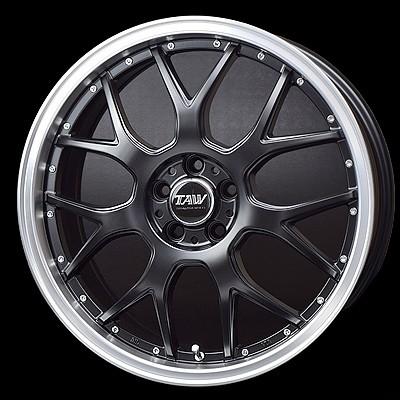 TRYALPHA Leowing M7 19インチ 7.5J +48 5-100 セミグロスブラック 