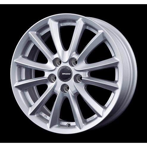 タイヤ・ホイール Keshi KOSEI (コーセイ) STYTZ 14×4.5J(+43)PCD100-4H ガンメタ
