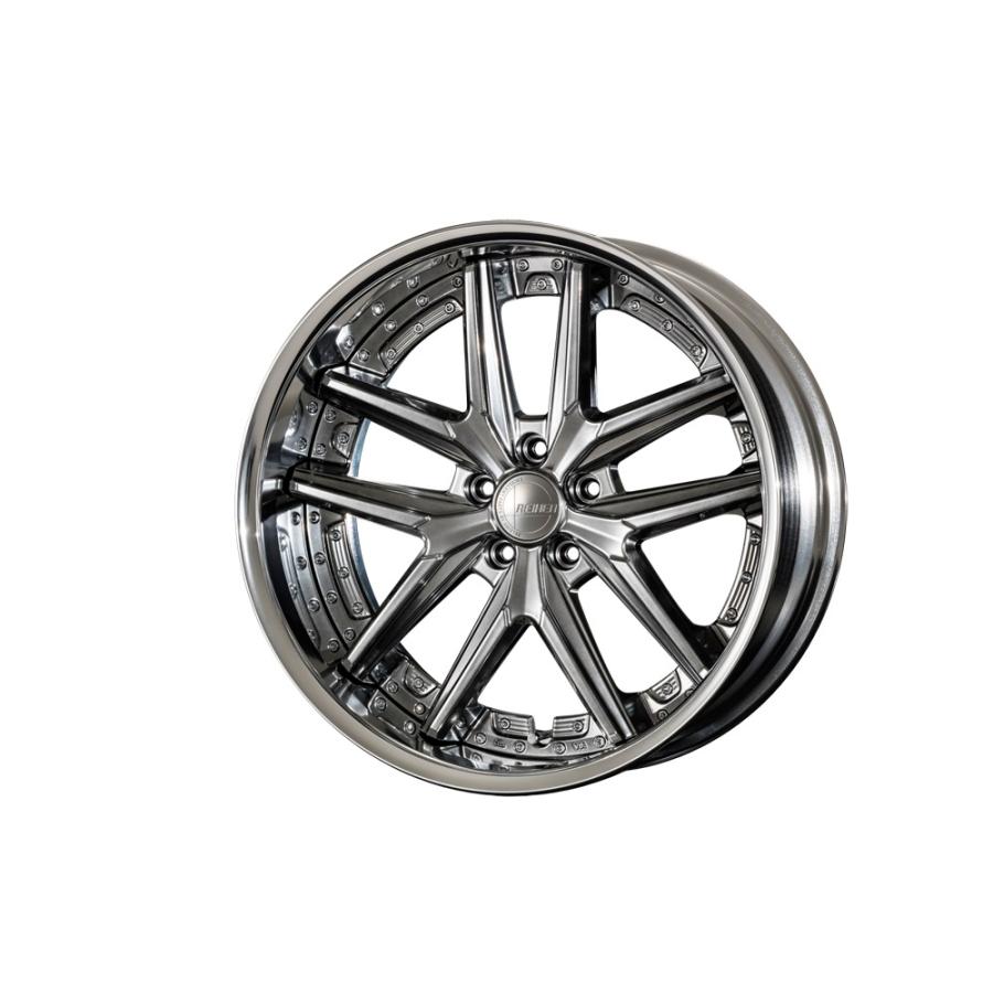 Amistad REIHEN T025 21インチ 10.5J Odisk シャイニングシルバー
