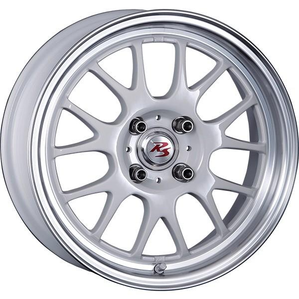 CRIMSON - RS ST AIR MONOBLOCK 15in 5.5J +45 4-100 白いこと/ポリッシュ下唇4本で貨物輸送無料 クリムソン RS ST AIR モノ立ちはだかる