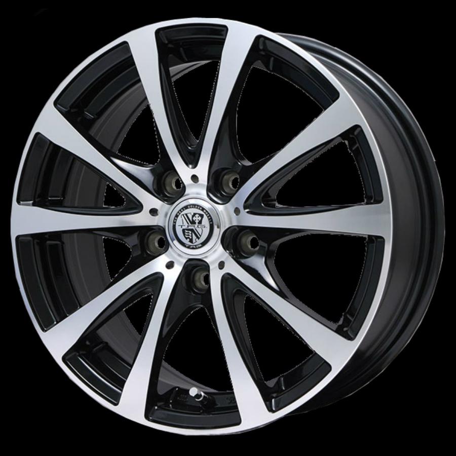 BIGWAY TRG-BAHN XP 17インチ 7.0J +50 5-100 ブラックポリッシュ 4本