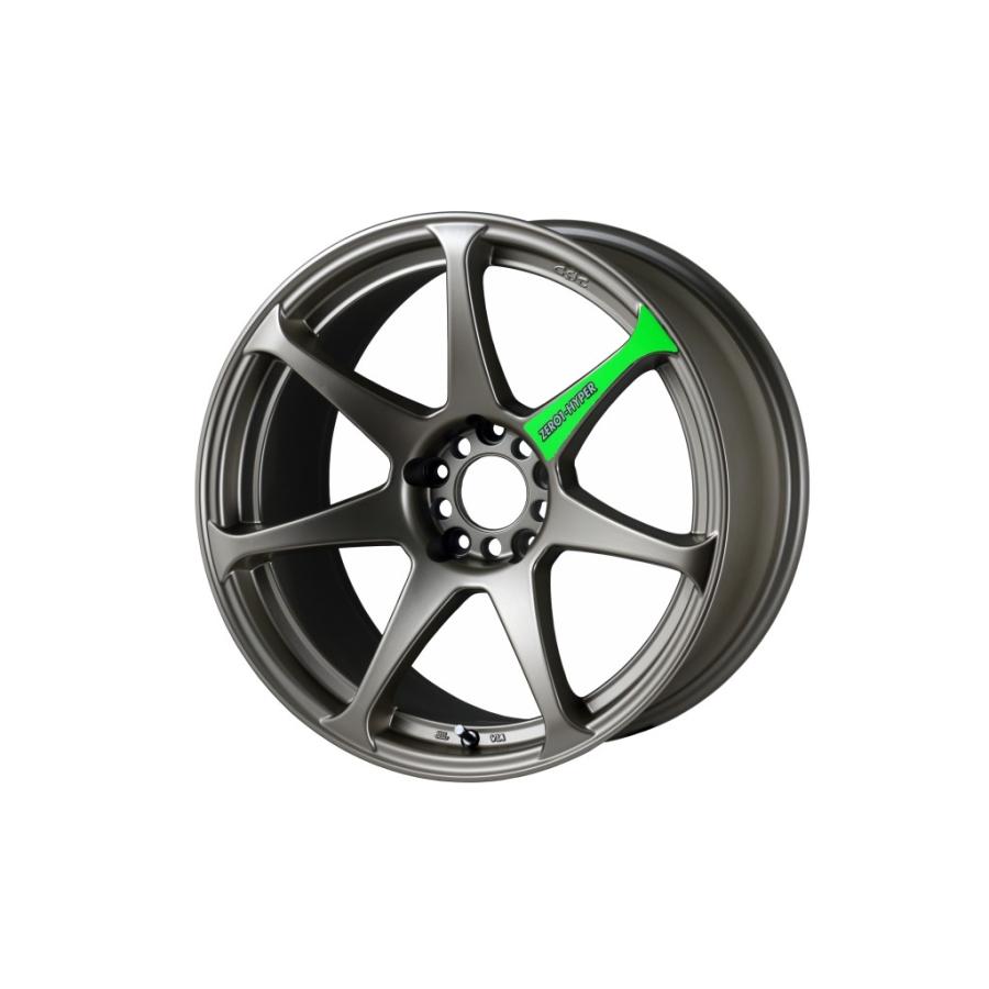 ドゥオール CST ZERO1 HYPER 専用 スポークステッカー 蛍光グリーン 17