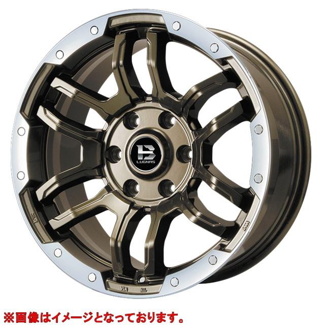 ビッグウエイ ビーラグナス FRD 18インチ 8.0J +20 6-139.7 ブロンズリムポリッシュ  BIGWAY B-FRD 4本で送料無料