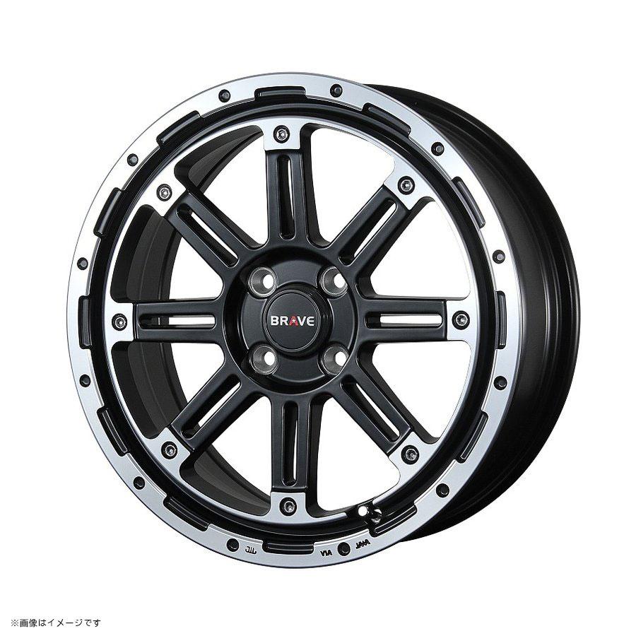 BLEST Bahns Tech BRAVE-Stream 15インチ 5.0J +45 4-100 セミグロス