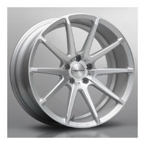 MLJ - 御機嫌ぺリオン CVX 20in 8.5J +35 5-114.3 セミグロスポリッシュ/しろがね色 4本で貨物輸送無料 HYPERION CVX 車、バイク、自転車-アルミホイール