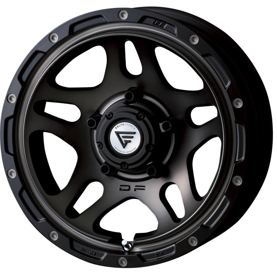 DELTA FORCE OVERLANDER 16インチ 6.0J -5 5-139.7 マットスモーク