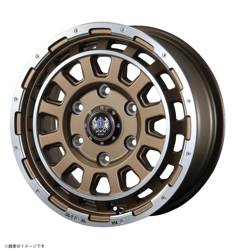 BLEST Bahns Tech DH-Stream 15インチ 6.0J +45 6-139.7 セミグロス