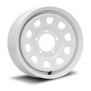 MLJ - デイトナ SS 16in 5.5J +20 5-139.7 オール白いこと 4本で貨物輸送無料 DAYTONA SS アルミホイール-タイヤ、ホイール
