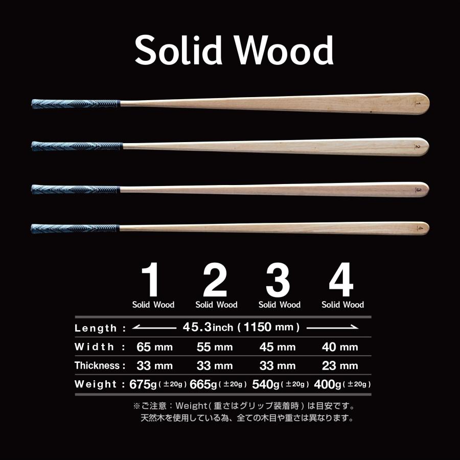 elite grips（エリートグリップ） ソリッドウッド ゴルフ バット 練習