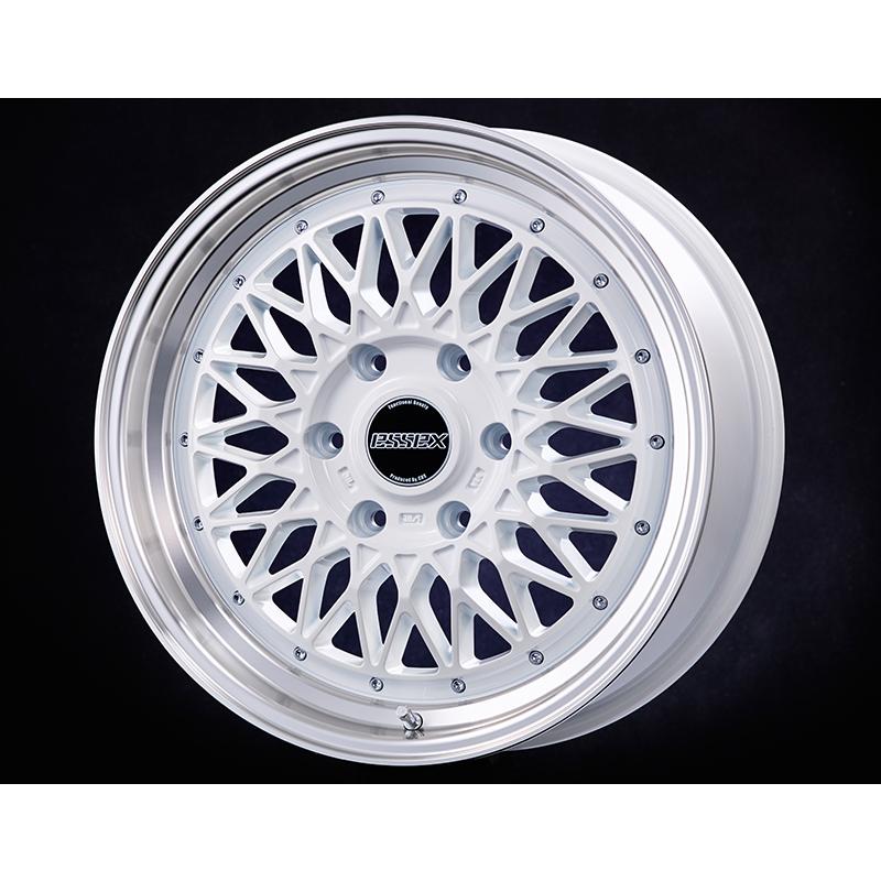 CRS essex ENCM-18 18インチ 7.5J +42 6-139.7 ホワイト 4本で CRS essex ENCM-18 18インチ 7.5J +42 6-139.7 ホワイト 4本で