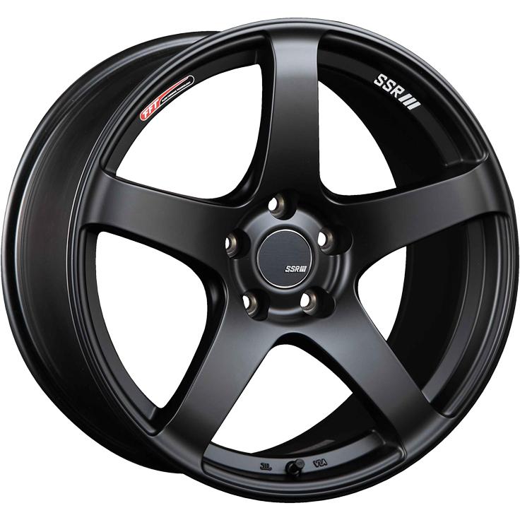 値下げ‼️SSR  GTV01 17インチ　5穴pcd100 SSR SSR GTV01 17インチ 7.0J +50 5-100 フラットブラック 4本で送料