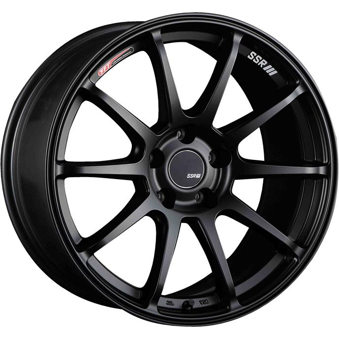 【引き取り限定】SSR GTV02 17インチ 7J +50 SSR SSR GTV02 17インチ 7.0J +50 5-100 フラットブラック 4本で送料