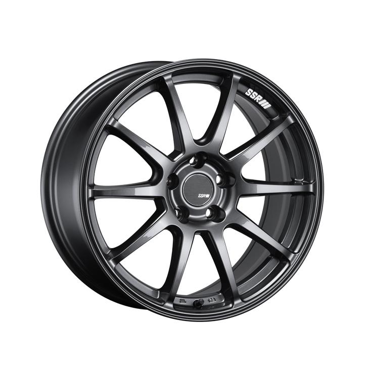 SSR SSR GTV02 18インチ 7.5J +43 5-114.3 グラファイトガンメタ 4本で