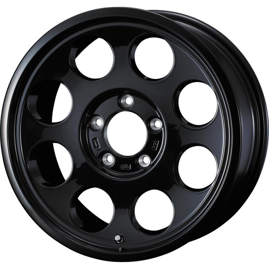 JIMLINE TYPE2 16インチマットブラック6H139.7/8J/-28 ウェッズ ジムラインタイプ2 16インチ 8.0J -28 6-139.7 マット