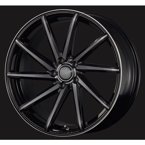 KOSEI JSC GROG 20インチ 8.5J +43 5-114.3 ブラックポリッシュ