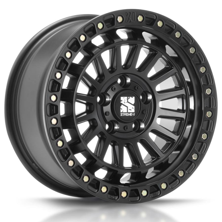 MLJ エクストリームJ XJ08 16インチ 7.0J +25 5-114.3 サテンブラック