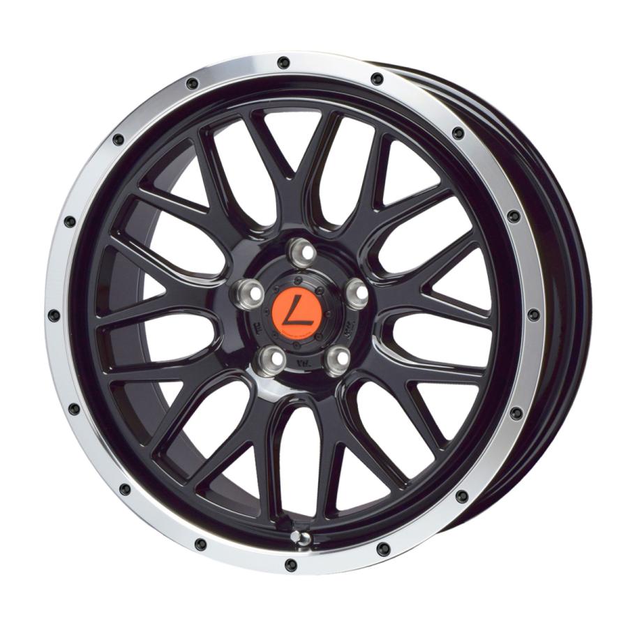 【2419】FK0306055▲新品未使用品 TAW LEOWING M-XR ▲17x7J 5穴 PCD114.3 +36▲4本 TRYALPHA Leowing MXR 17インチ 7.0J +36 5-114.3 グロスブラック 4本