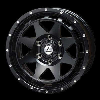 TRYALPHA Leowing XR 17インチ 8.0J +20 6-139.7 セミグロスブラック 4
