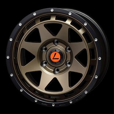 TRYALPHA Leowing XR 17インチ 8.0J +20 6-139.7 ブロンズメタ