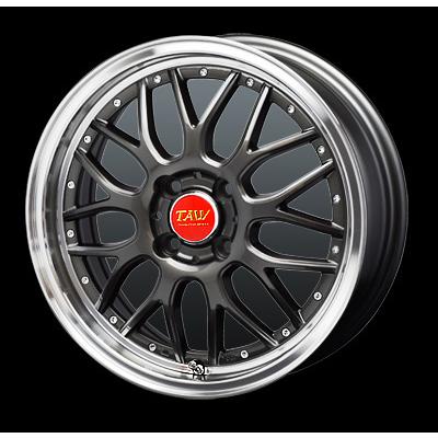 TRYALPHA Leowing RM9 16インチ 6.0J +40 4-100 グロスガンメタリック