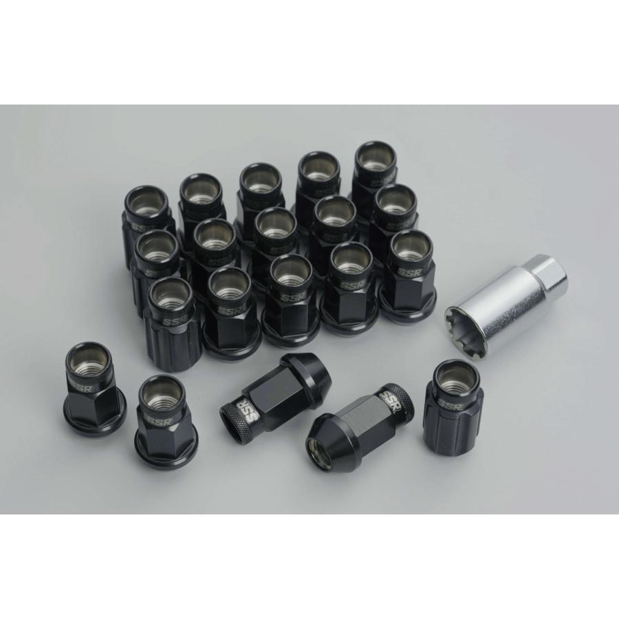 SSR SSR 17HEXレーシングロックナット＆ナットセット 5H用 M12X1.5（20