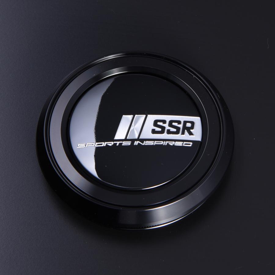 SSR アルミレーシングキャップ Bタイプ SL ブラックアルマイト（PCD108 