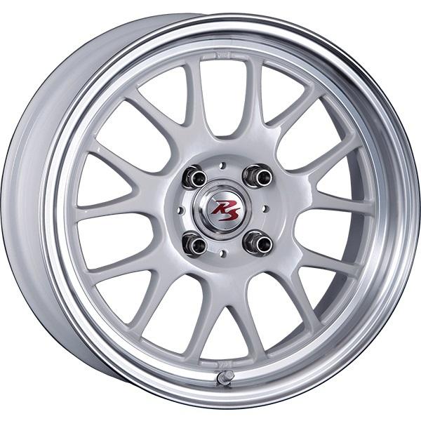 CRIMSON - RS ST AIR MONOBLOCK 15in 5.5J +45 4-100 白いこと/ポリッシュ下唇 4本で貨物輸送無料 クリムソン RS ST AIR モノ立ちはだかる
