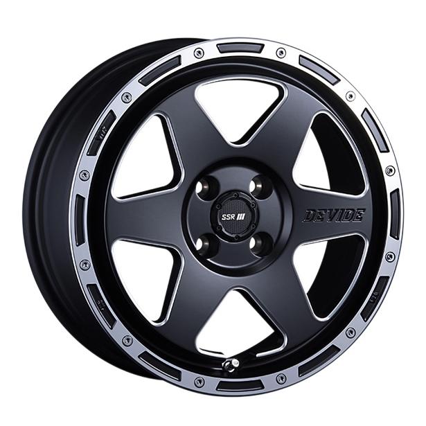 SSR SSR DEVIDE TR-6 16インチ 6.5J +38 4-100 フラットブラック