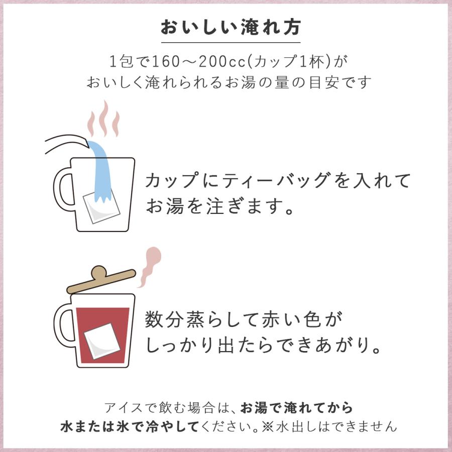 塩 赤しそルイボスティー 1.5g×30包｜ルイボスティー ハーブティー 茶葉  お茶  ノンカフェイン ティーバッグ 温活 H&F BELX [M便 1/3] | H＆F BELX | 10