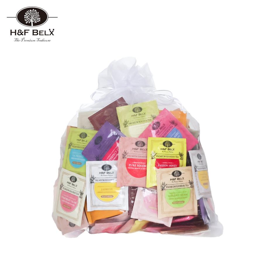 ルイボスティーバッグアソートてんこ盛り福袋 15種以上200包入り 2026 H&F BELX プレゼント 福袋 ノンカフェイン エイチアンドエフ ベルクス  期間限定