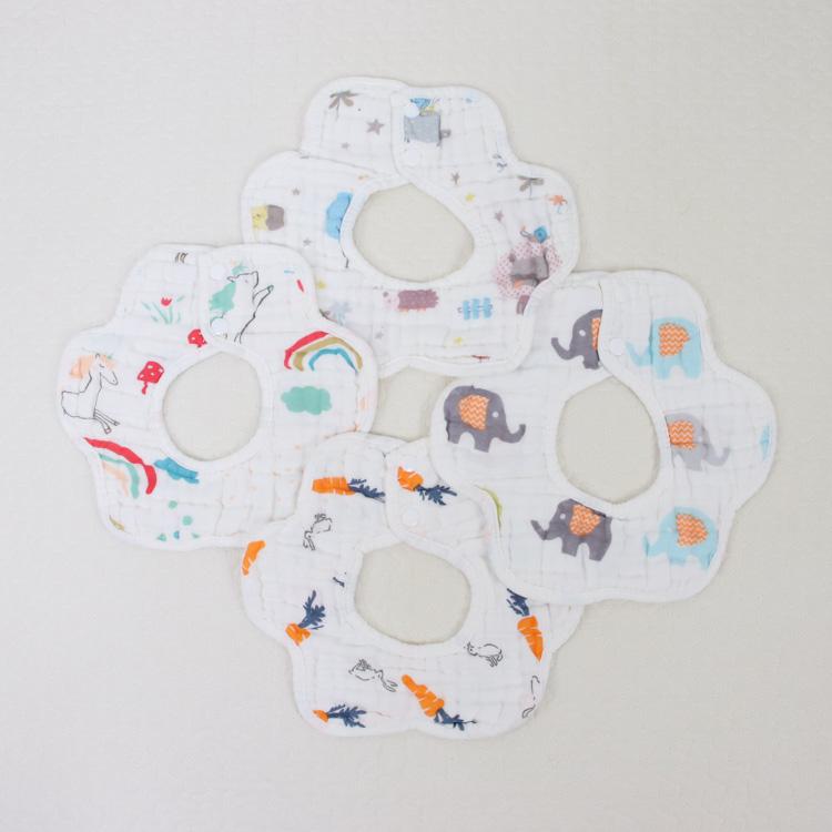 スタイ よだれかけ ベビースタイ 360度 丸型 出産祝い セット 赤ちゃん