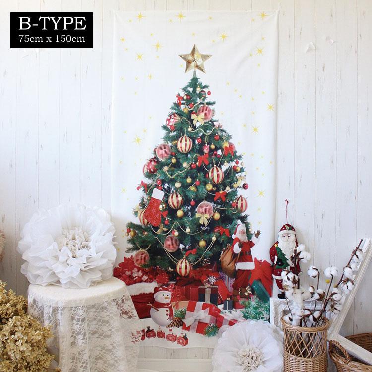 タペストリーツリー クリスマス クリスマスツリー 飾り付け