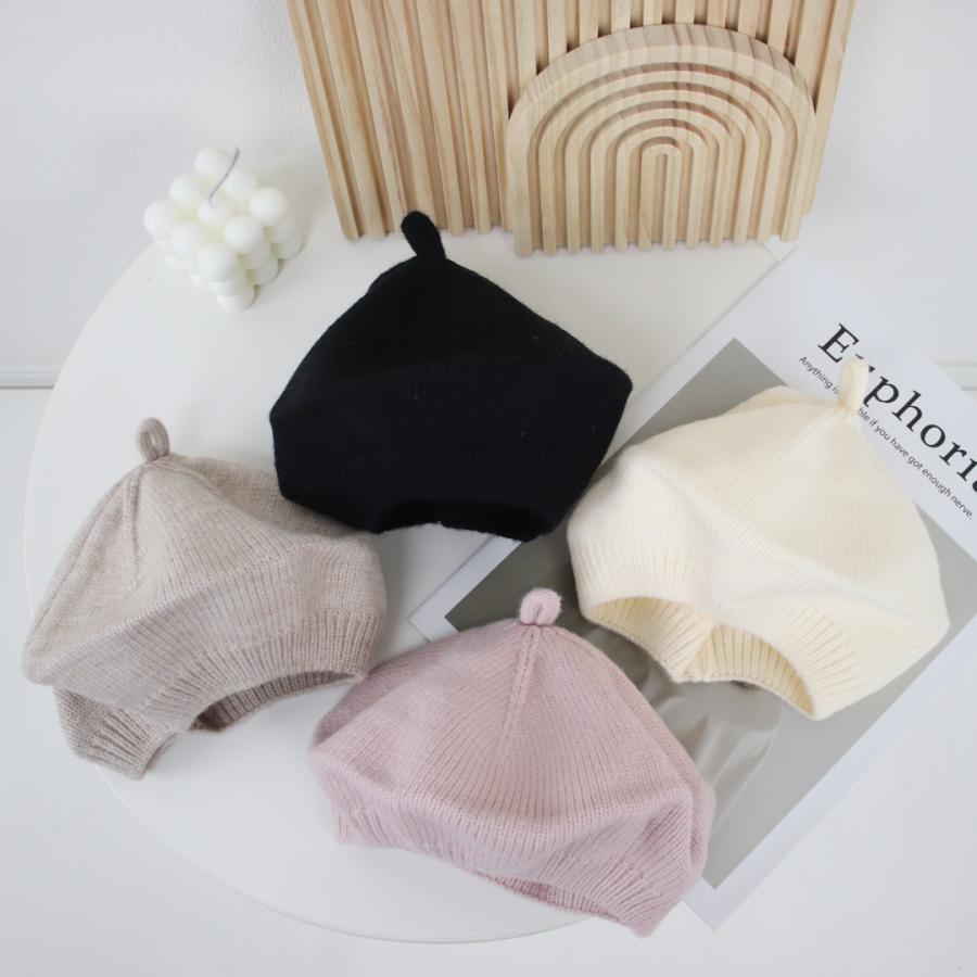 ベレー帽 ハット 帽子 キャスケット ボンネット ベビー キッズ 子ども 子供 男の子 女の子 大きめ シンプル かわいい おしゃれ 春 秋 冬 秋冬 出産祝い |  | 01