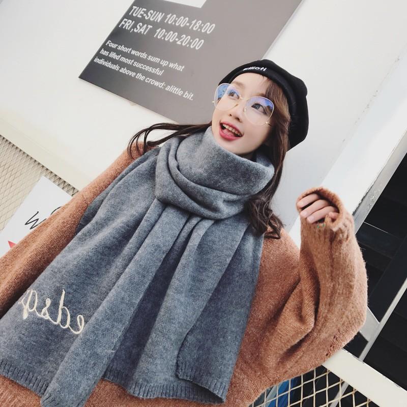 210cmｘ50cm 選べる４色マフラー マフラー ストール レディース メンズ 兼用 お洒落 オシャレ 大判 厚手 Sns 人気 Muffler 5 H I 通販 Yahoo ショッピング