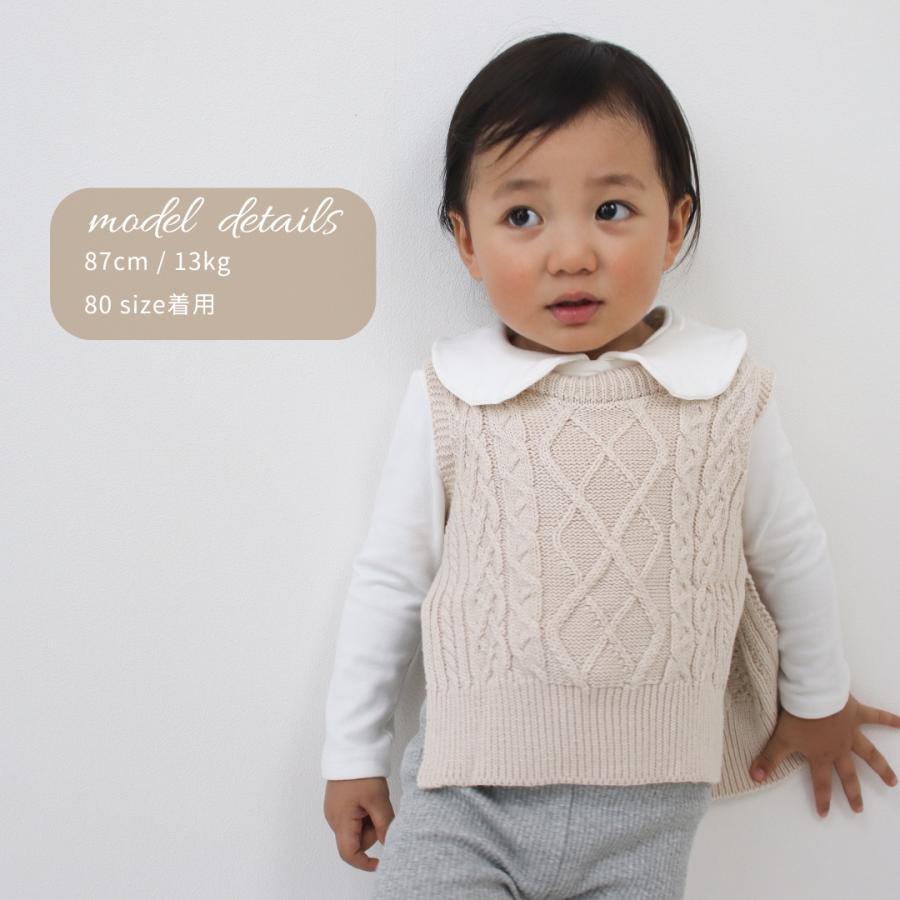 ベスト キッズ ベビー ケーブル編み 子ども服 男の子 女の子 秋 冬 春 秋冬 ニット ノースリーブ ベビー服  おしゃれ かわいい フォーマル ゆったり 80 90 100 |  | 10