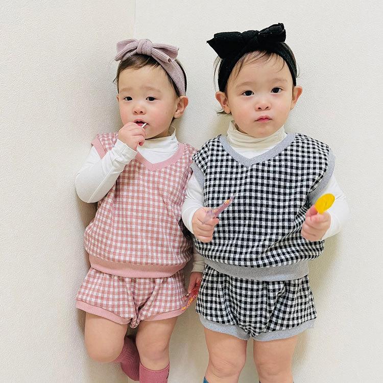 ベビー服 セットアップ キッズ ベビー 上下セット ベスト 子ども服 男の子 女の子 子ども 秋 冬 春 ノースリーブ おしゃれ 可愛い キッズ服 韓国 100 |  | 14