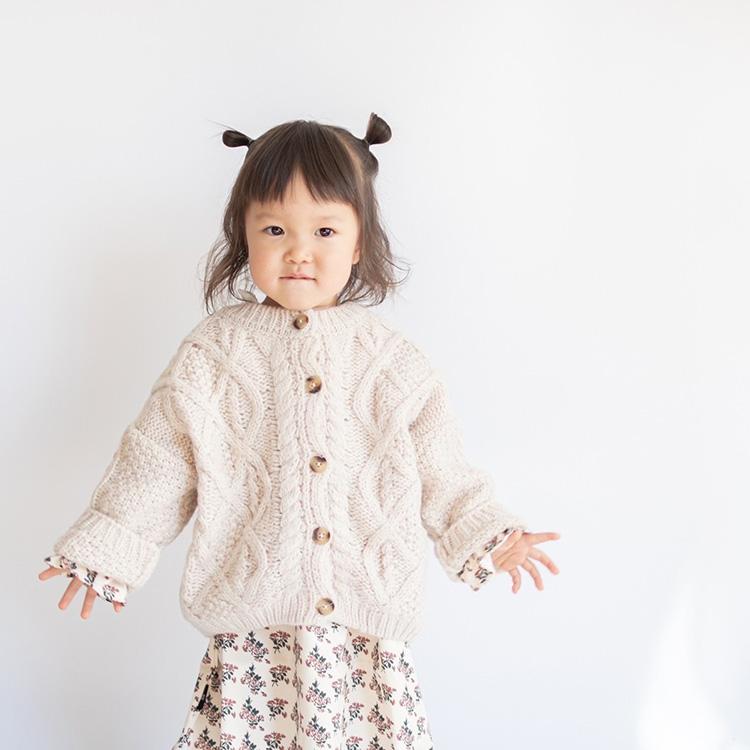 カーディガン ベビー キッズ ケーブル編み ニット セーター ベビー服 子供服 子ども服 男の子 女の子 秋冬 秋 冬 春 長袖 もこもこ 可愛い 80 90 100 110 |  | 08