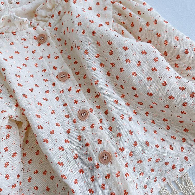 ベビー服 ブラウス シャツ 子ども服 長袖 ロングスリーブ 女の子 ベビー キッズ フリル 春 夏 秋 冬 おしゃれ 可愛い かわいい 出産祝い 韓国 70 80 90 |  | 02