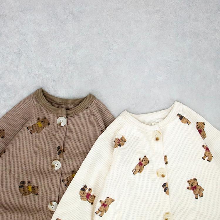 ロンパース ベビー ベビー服 子供服 子ども服 カバーオール パジャマ 男の子 女の子 春 秋 冬 秋冬 ワッフル 長袖 おしゃれ 可愛い かわいい 60 70 80 出産祝い |  | 05