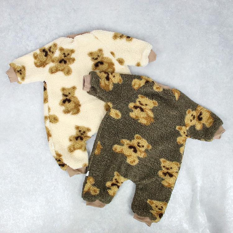 ベビー服 ロンパース 裏起毛 ボア もこもこ 暖かい 防寒 くま クマ 熊 女の子 男の子 子供服 子ども服 長袖 秋 冬 秋冬 かわいい おしゃれ キッズ ベビー |  | 05