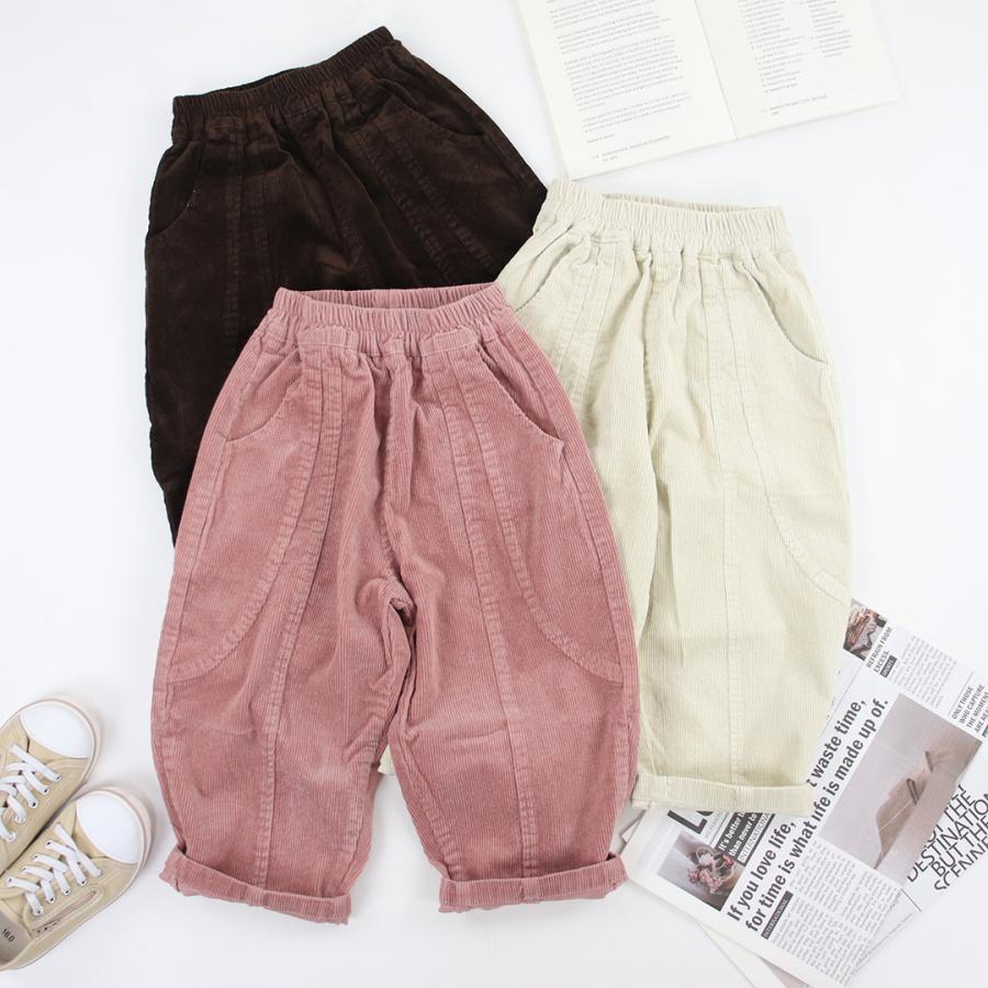 ベビー服 コーデュロイパンツ ベビー キッズ 男の子 女の子 パンツ ズボン 長ズボン  春 秋 冬 春服 秋服 冬服 子ども服 子ども 子供 ロングパンツ 無地 |  | 01
