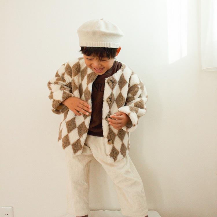 ボアジャケット ベビー キッズ ベビー服 キッズ服 トップス ジャケット もこもこ 暖かい アウター 男の子 女の子 子供服 長袖 秋 冬 秋冬 可愛い 110 120 |  | 12
