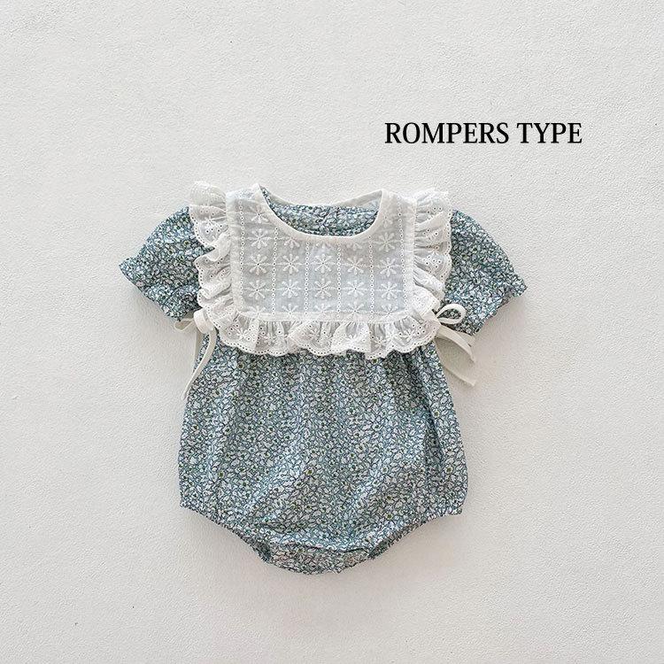 ベビー服 キッズ服 姉妹コーデ 姉妹リンク ロンパース ワンピース ドレス キッズ ベビー 姉妹 コーデ お揃い おそろい コーデセット 女の子 子供服 70 80 90 100 |  | 03