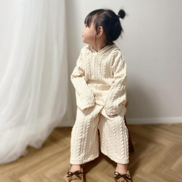 ベビー服 セットアップ 上下セット ニットセットアップ パーカー フード 子ども服 男の子 女の子 ベビー キッズ 子ども 秋 冬 春 長袖 おしゃれ かわいい |  | 17