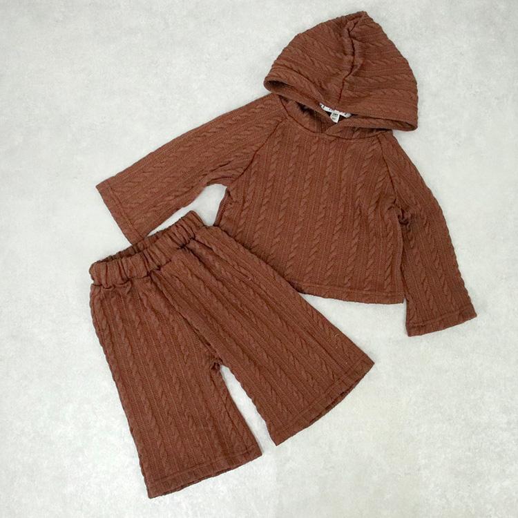 ベビー服 セットアップ 上下セット ニットセットアップ パーカー フード 子ども服 男の子 女の子 ベビー キッズ 子ども 秋 冬 春 長袖 おしゃれ かわいい |  | 03